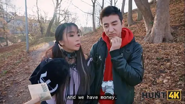 HUNT4K. Japanese tourist Sakura loved sex with a stranger. Hot sex with Sakura & Denis Marti