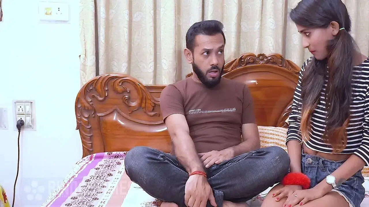 Indian Schoolgirl Seduces Her Tutor to fuck her with a creampie (Hindi Audio)