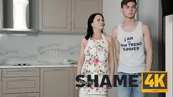 SHAME4K. Stud lures an older woman into having a kinky sex with toys