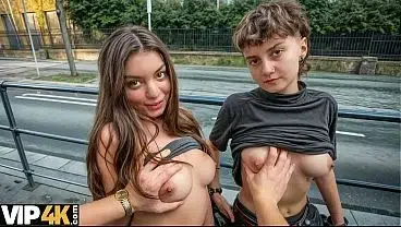 VIP4K. 18 yo girl jumps on the Stranger’s dick