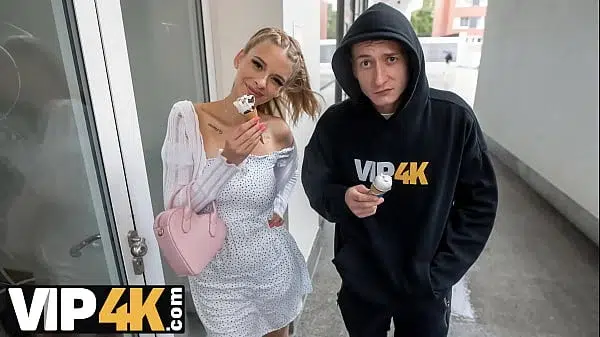 VIP4K. Blonde babe Naomi Love is showing off her natural boobs and cheating on her BF. Hot sex with Naomi Love