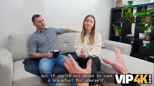 VIP4K. I closed my BF’s eyes with banknotes and sucked dick!