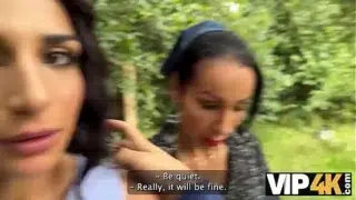 VIP4K. Lola Danger gave Hunter the best deepthroat. Hot sex with Lola Danger