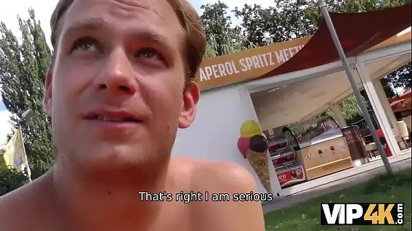 Vip4K. Long-legged model gets her as fucked for cash on a sunny day