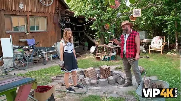 VIP4K. Meeting with Daddy ended up as a outside sex. Hot sex with Andrea & Neeo