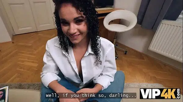 VIP4K. Nice tits will pay the debt. Hot sex with Bruna Santos