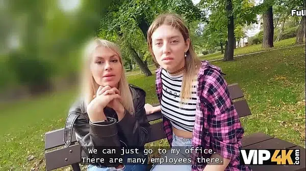 VIP4K. Sexy and horny lesbian Zlata Shine decided to fuck to get a job. Hot sex with Zlata Shine, Fanta Sie & Stanley Johnson