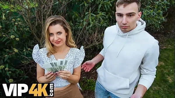 HUNT4K. Shy, Sexy, and Sly. Hot sex with Andrea & Steve Q