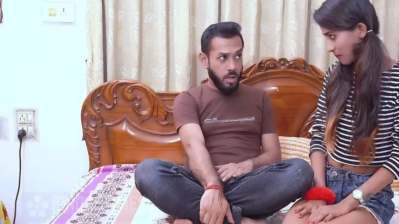 Indian Schoolgirl Seduces Her Tutor to fuck her with a creampie (Hindi Audio)