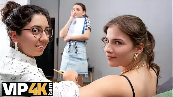 Office workers use dildo and pussy licking for a lunch break