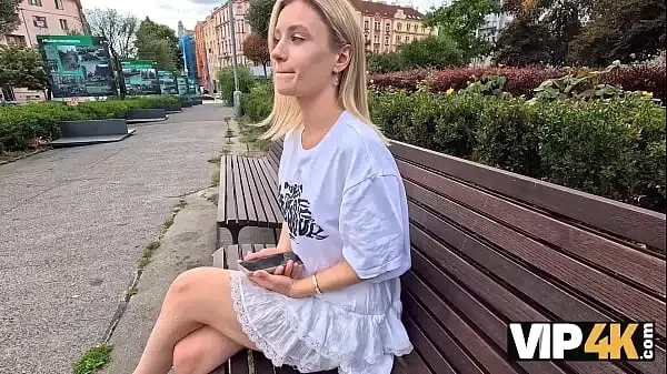 VIP4K. Stranger has a surprise for a couple. Hot sex with Lily Blossom