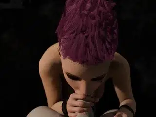 Sexy slut Thacceq gets fucked hard in abandoned VR subway