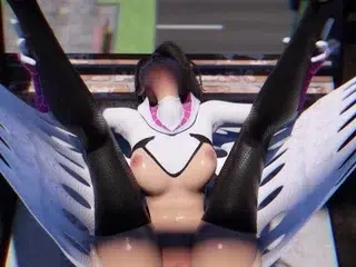 In Spider’s Web 3D Animation Superhero Porn
